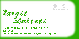 margit skulteti business card