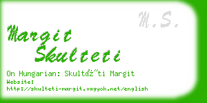 margit skulteti business card